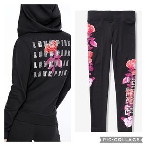 NIP. BLING PERFECT FULL ZIP HOODIE AND LEGGINGS